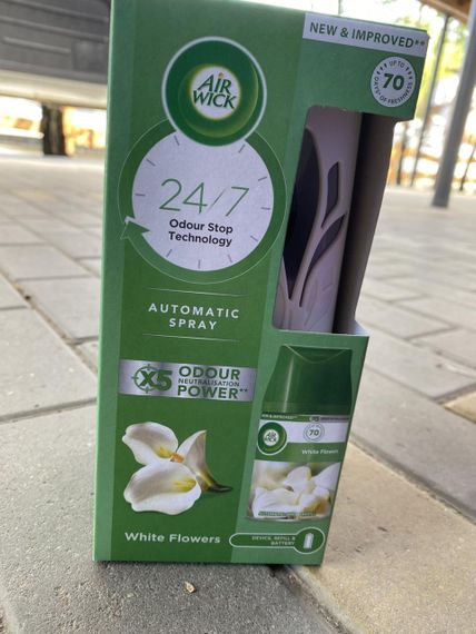 🌿 Air Wick Automatic Spray 24/7 “White Flowers” – свіжість у домі без зусиль! ✨🌸 | Зображення 1