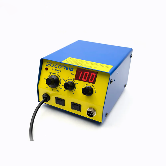Паяльна станція термоповітряна JCD 761D 2 в 1 мережева 700W 110/220V Чорний (sv3530) | Зображення 4