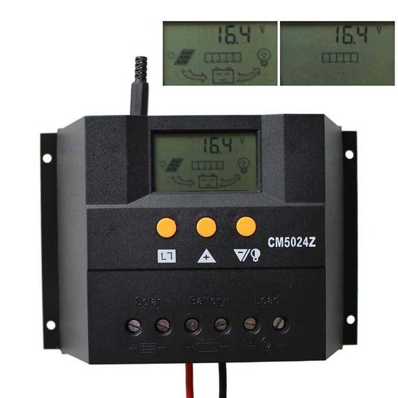 Контроллер заряда JUTA CM5024Z (50A 12/24V) | Зображення 2