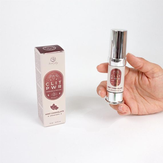 Рідкий вібратор CLIT PWR MINT CHOCOLATE CLITORAL BALM Sex Aura | Зображення 3