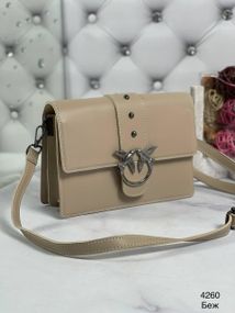 Сумка клатч крос-боді маленька сумочка жіноча через плече Бежева