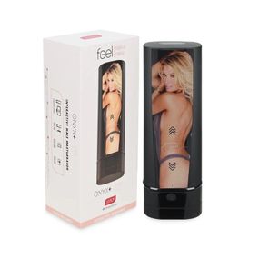 Мастурбатор Kiiroo Onyx+ Jessica Drake, 10 сжимающихся колец, не надо двигать, теледильдоника Sex Aura