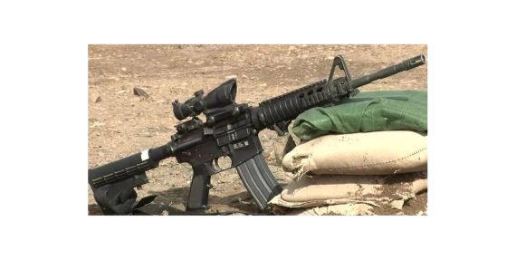 Оптичний приціл Trijicon ACOG 4x32 Red Chevron Приціл оптичний Оптика для зброї | Зображення 3