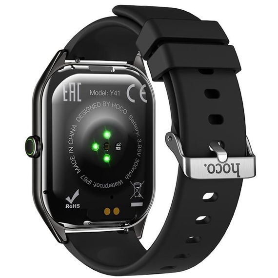 Смарт-часы Hoco Y41 Smart sports watch (call version) Black | Зображення 2