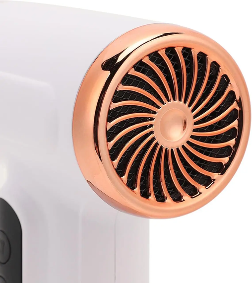 Акумуляторний бездротовий фен потужністю 200W RT-305 Білий Type-C | Зображення 4