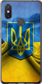 Чехол на Xiaomi Mi8 SE Флаг и герб Украины 1 "375u-1504-17620"