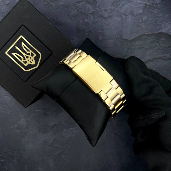 Patriot 017 Тризуб Золото Gold-Black-White Steel | Зображення 4