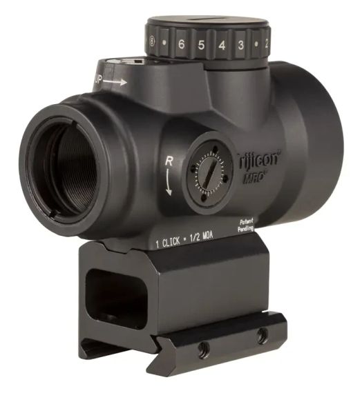 Приціл коліматорний Trijicon MRO HD 1х25 точка 2 MOA + коло 68 MOA з червоним підсвічуванням | Зображення 3