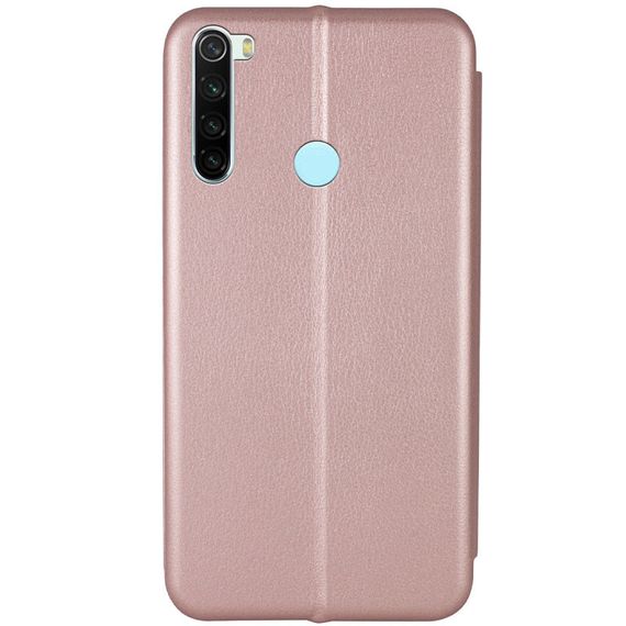 Кожаный чехол-книжка Classy для Xiaomi Redmi Note 8T Rose Gold | Зображення 1