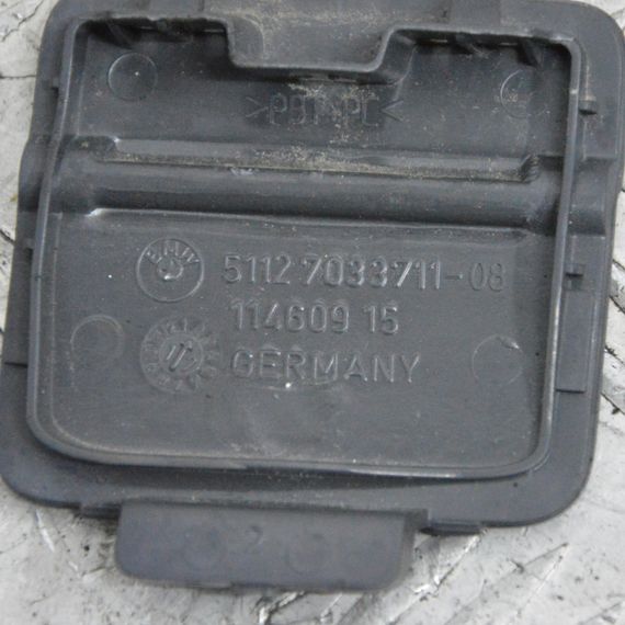 Заглушка буксирувального гака задня BMW 5 E60 E61 2003-2010 Заглушка фаркопа БМВ е60 51127033711 7033711 | Зображення 2