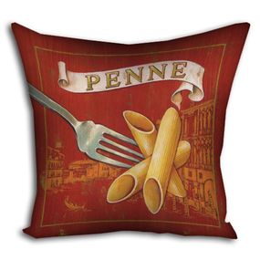 Подушка габардинова з принтом Penne 30x30 (3P_PW017)