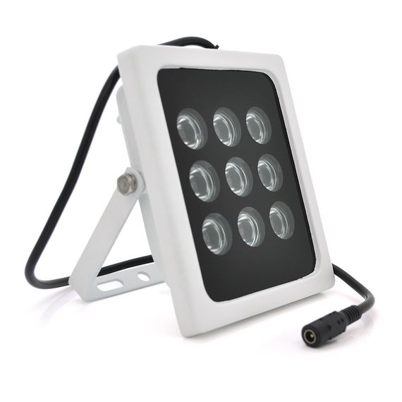 ІЧ-прожектор GY-IR009. 12V, 36W, 9LED, IP66, 850Нм, кут огляду 90 °, дальність до 120м.