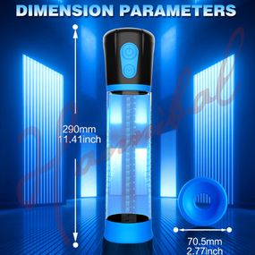 Автоматична вакуумна помпа Penis Pump підсилювач ерекції, тренажер. На батарейках (немає в комплекті). sexstyle