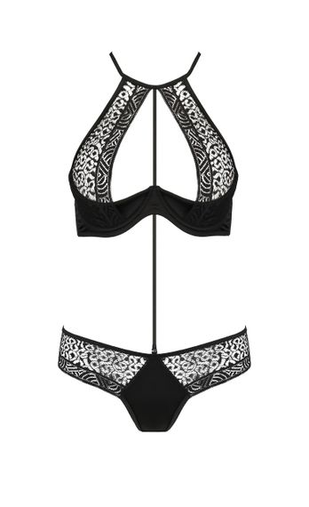 Комплект белья с ажурными вставками SCARLET BIKINI black S/M - Passion sexstyle | Зображення 2