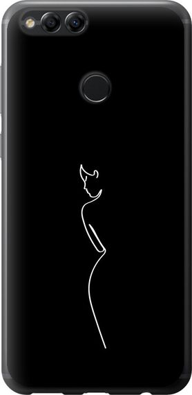 Чехол на Huawei Honor 7X Силуэт1 "4590u-1139-17620"