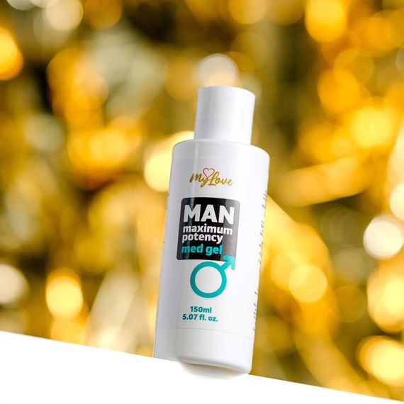 Інтимний гель-лубрикант для чоловіків - MyLove Man Maximum Potency Med Gel, 150 мл | Зображення 4