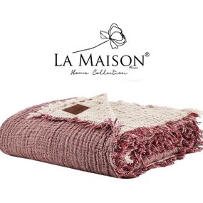 Муслиновое покрывало La Maison 230×240 Selin Gul - Bej