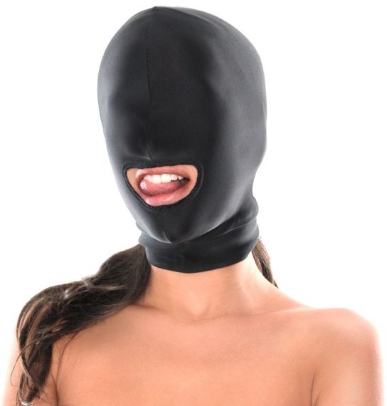 Маска БДСМ FFS Spandex Open Mouth Hood Sex Aura | Зображення 2