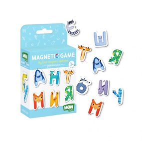Детский набор магнитов "Магнитные буквы. Украинский" Mon Game 200211