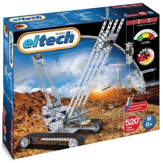 Конструктор Eitech Гусеничний будівельний кран (С18) | Зображення 4