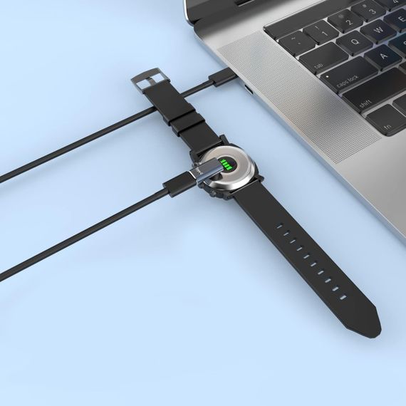 Угловой Type-C переходник Primo KPR01 для зарядки часов Garmin Fenix / Forerunner / Venu / Delta | Зображення 4