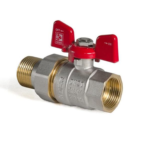 Кран с американкой 3/4" (Koer KR.227) (KR0017) | Зображення 1