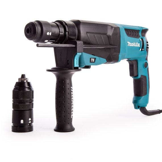 Перфоратор сетевой с быстросменным патроном Makita HR2630T (800 Вт, 2.4 Дж, SDS-PLUS) | Зображення 1