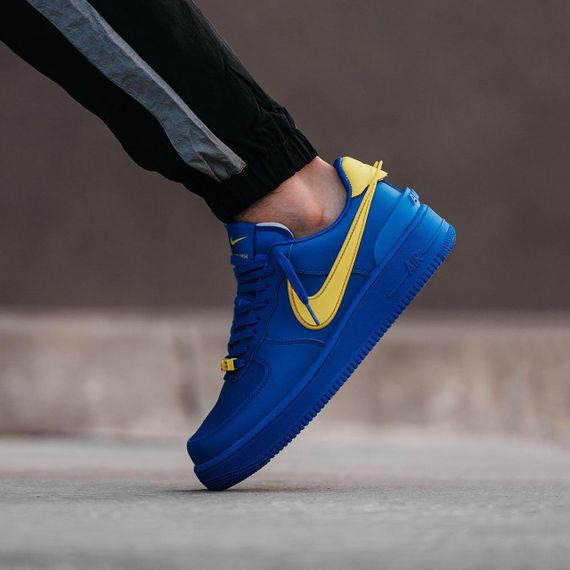 Кросівки Air Force 1 Low x AMBUSH Blue Yellow / аір форсе весна / літо / осінь 0249 | Зображення 1