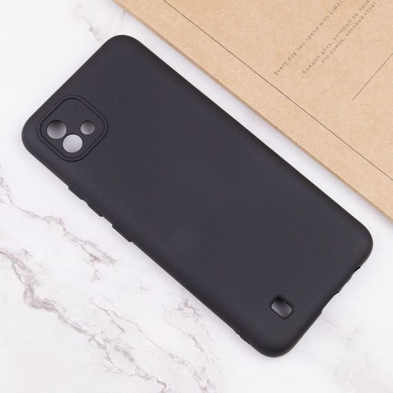 Чехол Silicone Cover Lakshmi Full Camera (A) для Realme C11 (2021) Черный / Black | Зображення 3
