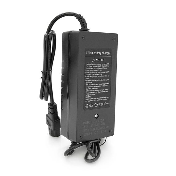 Зарядний пристрій для акумуляторів Li-ion 16,8V,4S,10A,штекер Triangle plug (T-tipe/IEC/C13 N+L-) | Зображення 1