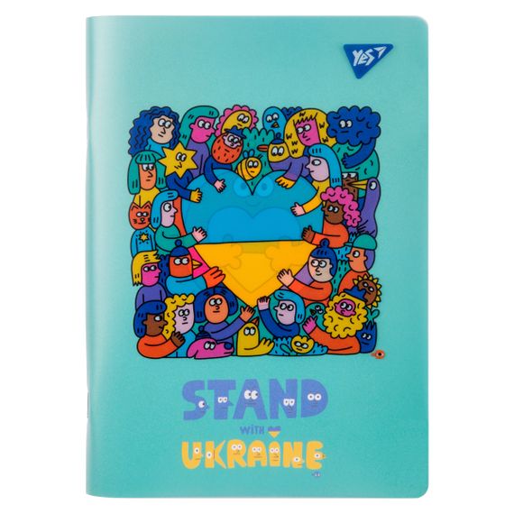 Зошит для записів А5 YES Stand with Ukraine 681859 70 аркушів