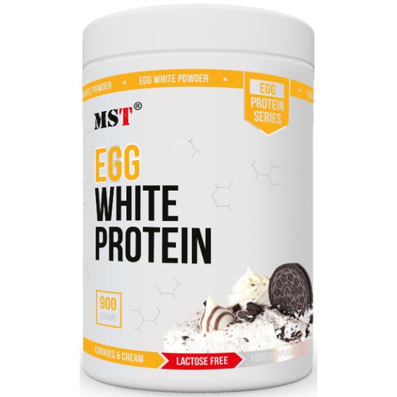 Протеїн MST Nutrition EGG White Protein 900 g /36 servings/ Cookie Cream