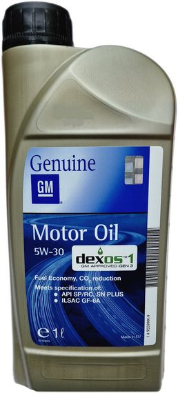 Моторна олива GM Motor Oil Dexos1 5W-30 1л.