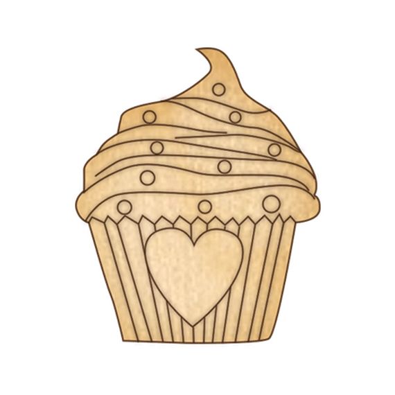 Фигурка для раскрашивания и декорирования "Кекс с любовью-1" FDZ-073