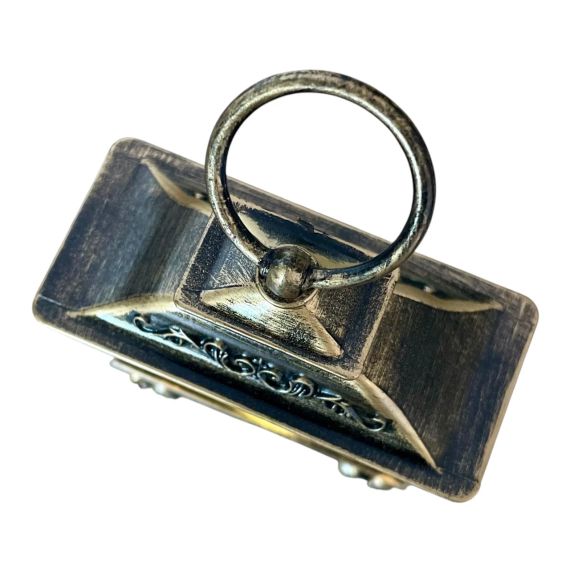 Ліхтар новорічний з підсвічуванням та снігом, Світильник на батарейках різдвяний знижка | Зображення 7