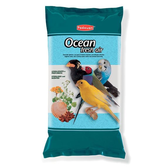 Наповнювач для птахів Padovan Ocean Fresh Air кварцовий 5 кг