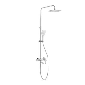 Душова система універсальна Qtap Grand на три споживача (з виливом) QTGRACRM1004 Chrome