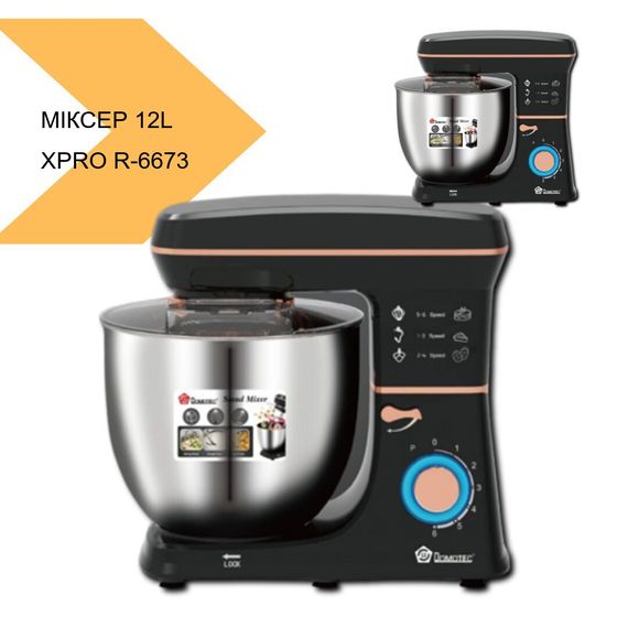 Міксер з великою чашею 12L XPRO R-6673 (44392-R 6673_3784) | Зображення 2