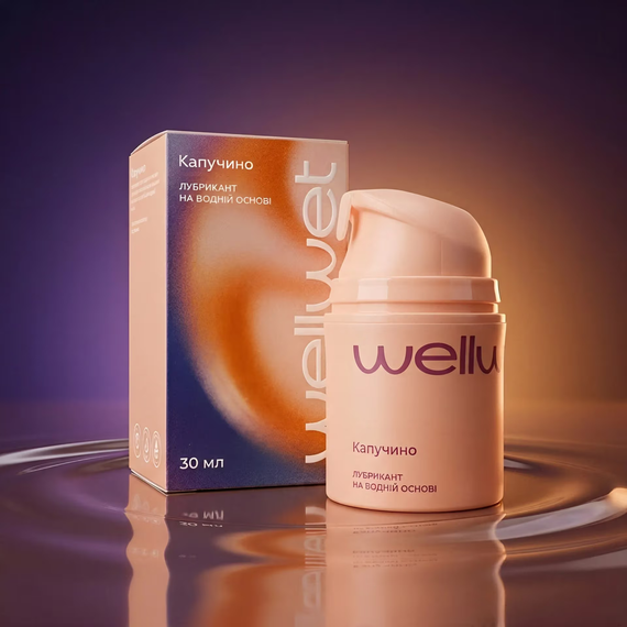 Оральный лубрикант WellWet, со вкусом капучино, 30 мл Sex Aura | Зображення 2
