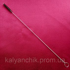 Ерш для чистки стеклянной трубки Bristles Power черный D - 0.5 см.