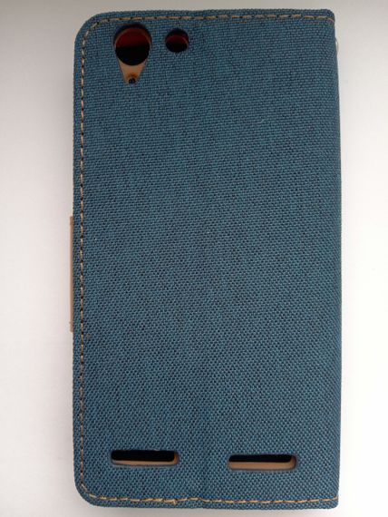 Чохол-книжка Goospery з тканини для Lenovo A6020 Blue | Зображення 1