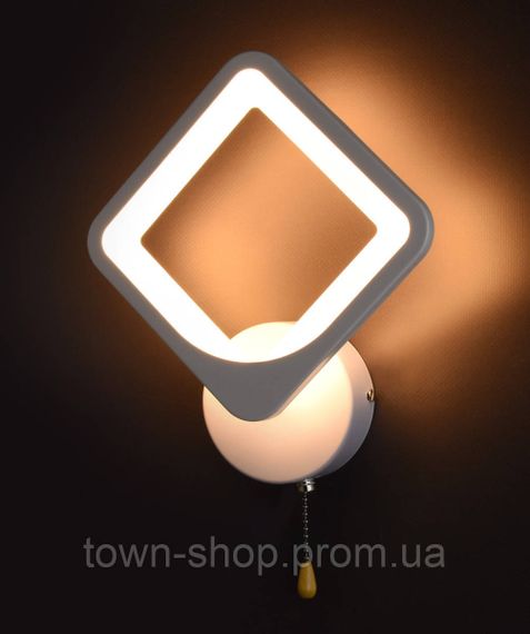 Бра настенное LED 2281/1-wh Белый 8х22х34 см. | Зображення 2