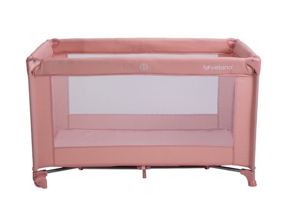 Ліжко-манеж дитяче VELANO Flexi, pink (0-4 роки)