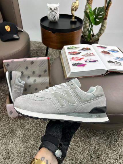 Мужские кроссовки New 574 Light Grey Black Динаміка твого стилю весна / літо / осінь A4179 44 28 см | Зображення 2