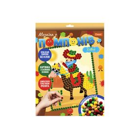 Набор для творчества мозаика из помпонов "Ковбой" НТ-35-5