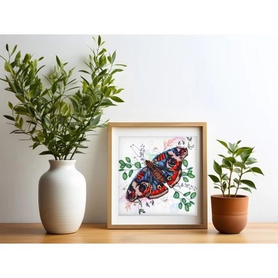 Набір-міді для вишивання бісером "Кольорова гармонія" AMB-103 на натуральному полотні | Зображення 4