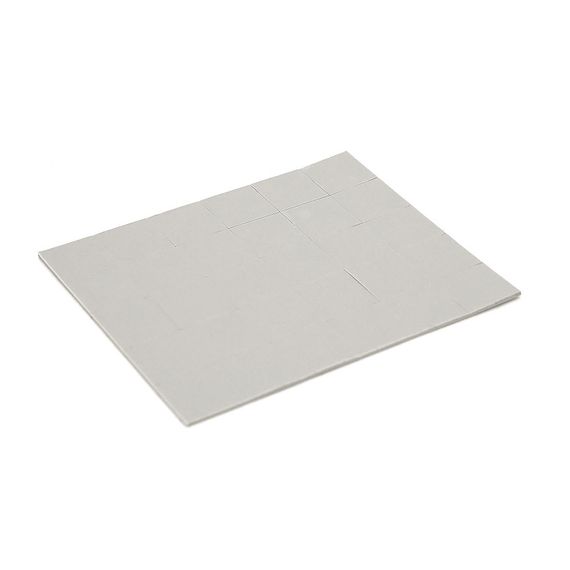 Силиконовая термопрокладка HY-100, пластинка 30 штук 15х15х1mm, Gray, > 2.0W/m-K
