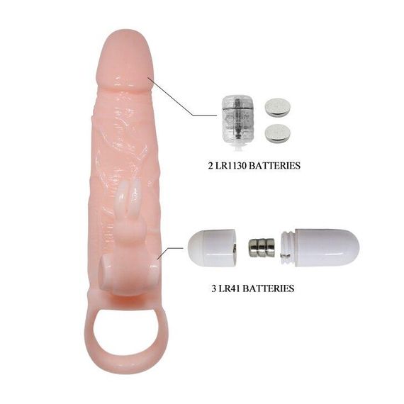 Насадка з вібрацією "Brave man" BI-026225A Sex Aura | Зображення 8