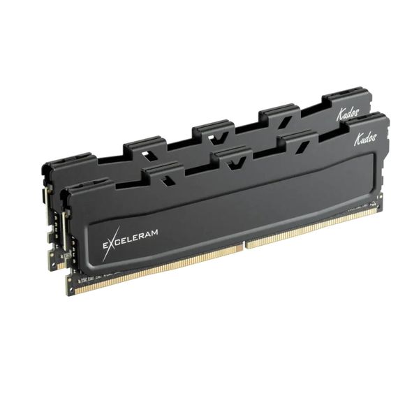 Модуль пам&#039;яті для комп&#039;ютера DDR5 32GB (2x16GB) 6400 MHz Black Kudos eXceleram (EK50320643039CD)