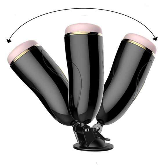 Мастурбатор з вібростимуляцією FOXSHOW Vibrating Masturbation Cup USB 7 + Interactive Function, BS6300033 Sex Aura | Зображення 1